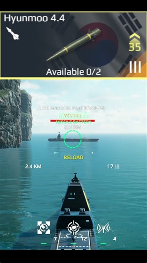 🔥NEW HYUNMOO 4.4 Missile Test #modernwarships