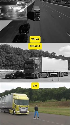 DAF, Renault, and Volvo: Analysis of Emergency Braking Systems