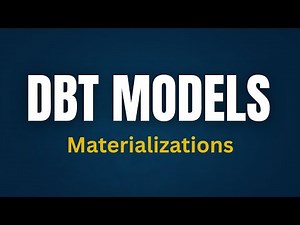 What is DBT Model | How to create a DBT Model | DBT Materializations | Table and View in DBT