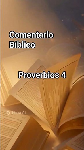 La Biblia Comentario Biblico Proverbios 4