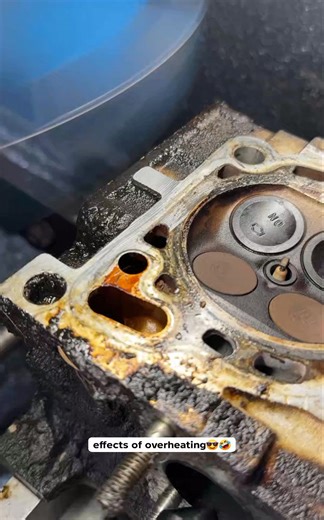 The effects of overheating. These are the consequences. #engine #overheating #mechine #solution #usa | Angga Lorian