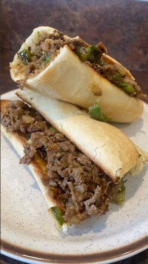 Classic Philly Cheese steak Sandwich #cheesesteak #steak #phillycheesesteak #food #cooking #recipe