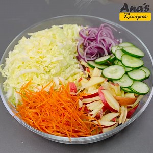 213K views · 1.7K reactions | Easy and healthy salad recipe that you will enjoy eating every day! | Ana's Recipes | Facebook