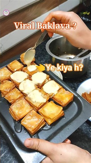 Viral Baklava me ye kiya lagaya ?#baklava #shorts #viral #youtubeshorts