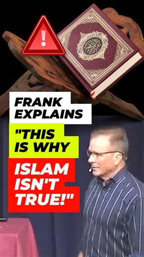 Frank gives one reason why Islam cannot be the true theistic religion. . . #PreachingMuslims #ChristianApologetics | Cross Examined