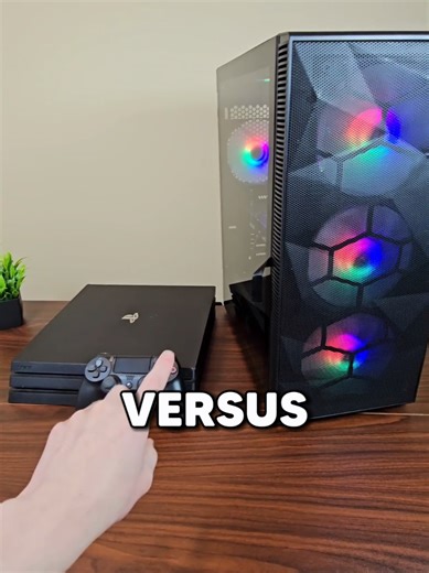 PS4 Pro vs $300 Gaming PC in 2026... #ps4 #ps4pro #gamingpc #pc #consolevspc