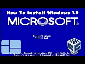 Windows 1.0 install VirtualBox
