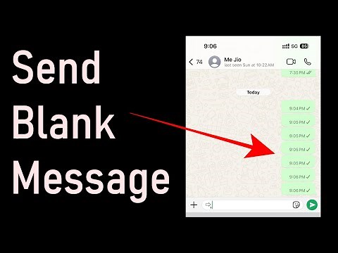 How To Send Blank/ Empty Message on WhatsApp ( WORKING )