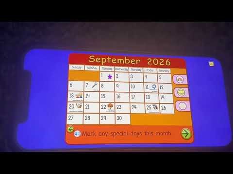 Starfall Calendar September 1 2026