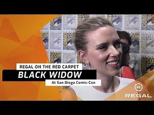 Marvel Reveals Black Widow (2019) Regal on the Comic Con Red Carpet -- Regal [HD]