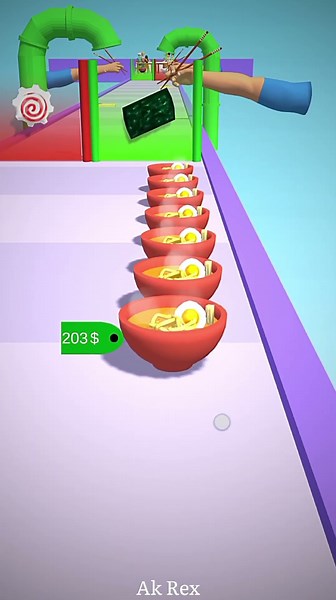 Ramen Stack 3D Lvl - 100 🍝 #games #shorts #shortvideo #gaming #gameplay #trending