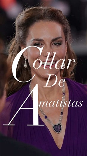 Kate Middleton estrenó un histórico y romántico momento joyoso, se ve divina 💜. #katemiddleton #princess #joyas #royal