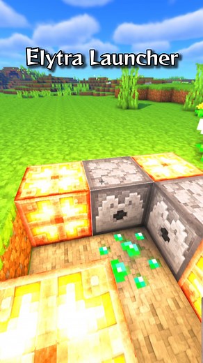 5K views · 14 reactions | Minecraft Elytra Launcher 邏 #minecraft #shorts | Lameeon Crafts | Facebook