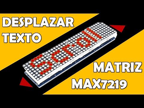 Scrolling Text on a Max7219 LED Matrix with Arduino