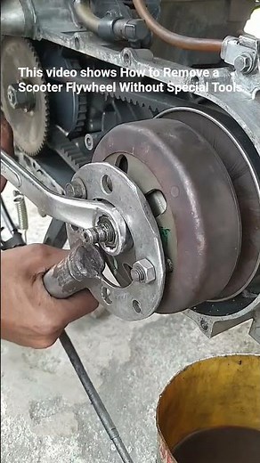 DIY Flywheel Removal Hack | Scooter Maintenance
