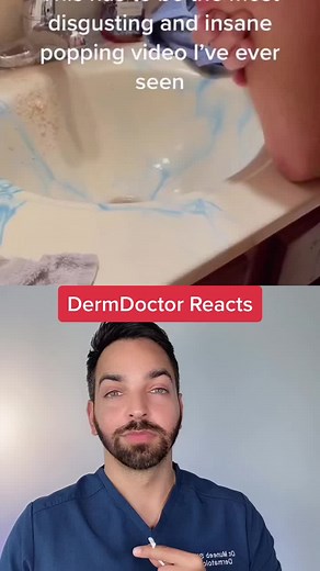 #duet with @videosofreddit mega pop #dermdoctor #learnontiktok #tiktokpartner #pimplepopping #cyst