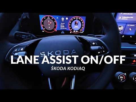 How to Enable or Disable Lane Assist on Škoda Kodiaq (Quick Tutorial)