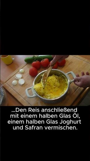 (am Ende Öl im Topf nicht vergessen, 30 ml)SafranReis wie wunderbar gepanzert mit Berberitzen 🍚✨