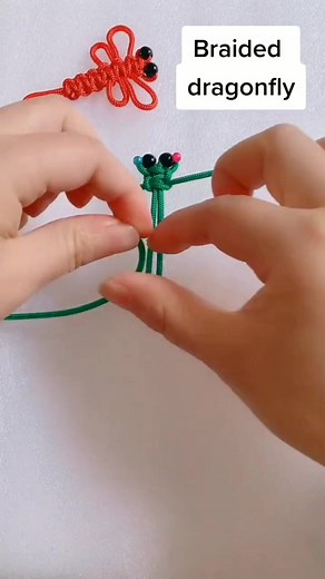 DIY Braided Dragonfly Tutorial: Easy and Adorable Knitted Insect Craft