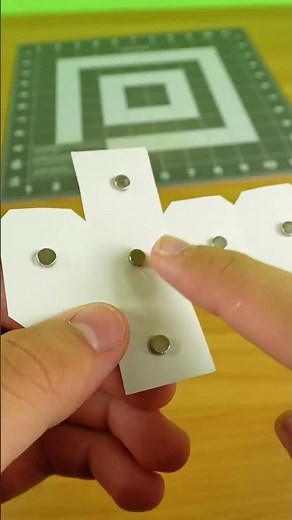 How To Make Minecraft SLABS Using Paper and Magnets