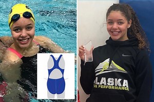 Female swimmer, 17, disqualified for 'showing too much butt' after massive wedgie