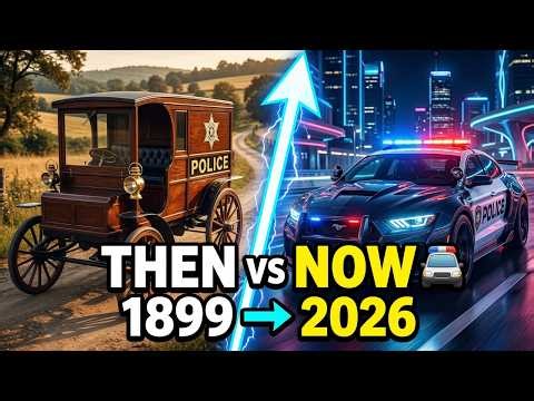 125 Years of USA Police Cars 🚔 USA Police Cars Evolution 🚔 1899 → 2026 (Then vs Now)