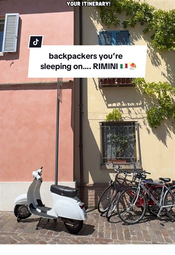 Backpackers you’re sleeping on Rimini 🇮🇹✨ I had an awesome few days here with way fewer tourists, a great crowd, a beautiful town, fun nightlife and it’s right on the beach ⛱️🍕🥂 It’s also the perfect gateway for a day trip to San Marino which is such a wholesome little escape 🇸🇲 I highly recommend staying at Sunflower Beach Backpackers Hostel. It’s super clean, has amazing people, good nightlife, free pasta and it’s only a few steps from the sand 🌻❤️ Rimini definitely deserves a spot on y