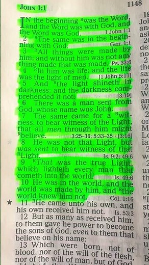 In the beginning was the word ( John 1 :2-10)