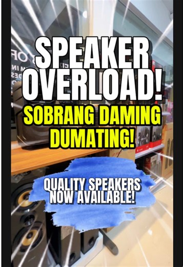 Wide range selection ng speakers! Nandito na sa mtech! Visit us and get your party speaker with awesome discounts! Discounted na, quality pa! #mtech #jbl #fandd #partyspeaker