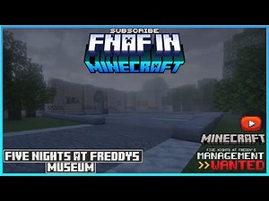 I Built a Five Nights at Freddy's Museum In Minecraft | FNAF Management Wanted Mod | Minecraft Java