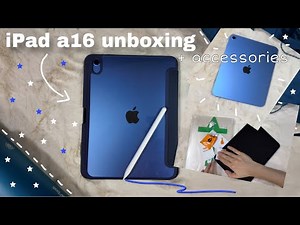 iPad A16 Unboxing + Accessories | What’s Inside (No Talking)