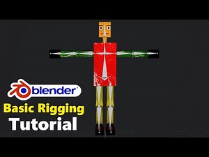 Blender 3.0 - How to rig character ( very basic rigging tutorial) for beginner