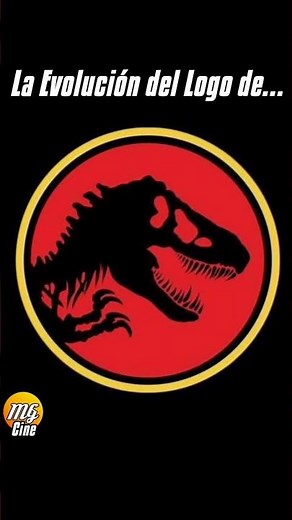 🦖🔥¡Así evolucionó el logo de la saga Jurassic! #jurassicpark #jurassicworld #reel #short #reels
