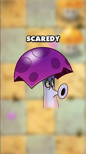 Scaredy-Shroom in PVZ2!