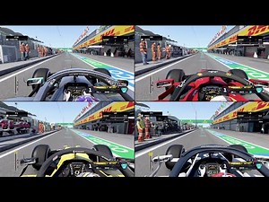 Engine Start Up Sound Comparison (F1 2018 vs 2019 vs 2020) + Leaving Garage Engine Sound