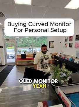 BUYING CURVED MONITOR FOR PERSONAL SETUP!!! #brokenfix #problemfix #smartphone #screenbreak