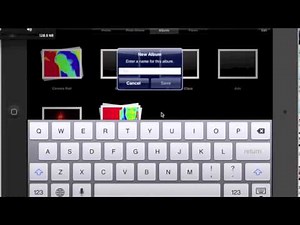 Saving and Organizing Photos on the iPad
