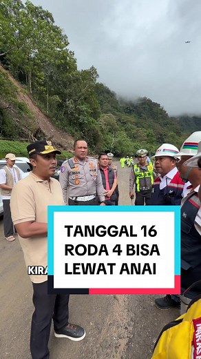 Mulai tanggal 16 kita upayakan jalur lembah anai bisa dilalui kendaraan roda 4. Segala upaya kita maksimalkan, kordinasi yang baik antar seluruh stake holder pemerintah dibutuhkan untuk mempercepat dan memperlancar proses penanganan. kami ingin lakukan yang terbaik untuk masyarakat, agar roda ekonomi perlahan segera bisa berjalan. Terimakasih kepada seluruh pihak yang bekerja dengan hati, terlibat siang malam, demi ranah minang tercinta. #vaskoruseimy