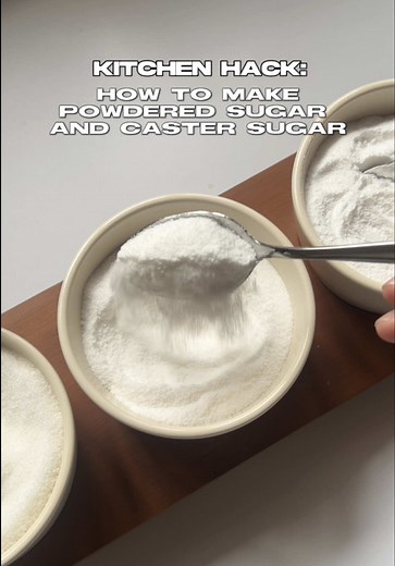 How to Make Powdered Sugar and Caster Sugar at Home