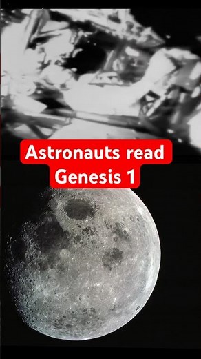 Astronauts read Genesis 1