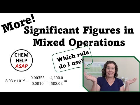 More Significant Figures in Mixed Operations