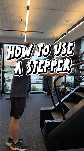 How to use a stair master / gym stairs - beginners guide to the gym