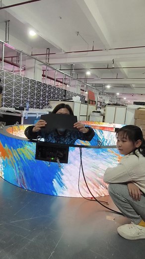 1.6K views | flexible ring led screen #wall #ledscreen #led #screen #display #media #leddisplay #panel #ledpanel #bigscreen #ledmonitor #resolution #color #rgb #tech #pixels #video #ring | Led Screen Display Factory | Facebook