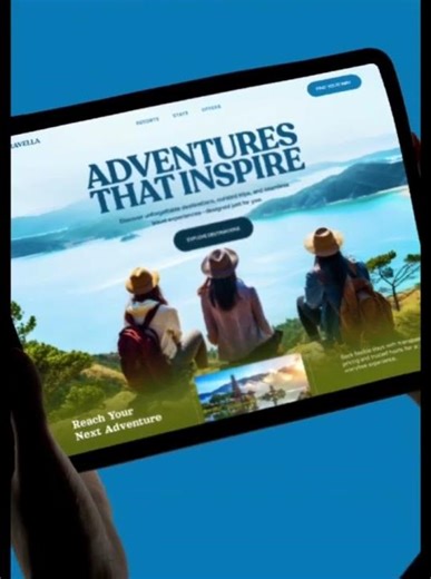 Travella - Adventure Travel Website UI/UX Design Showcase ✈️ | Seative Digital