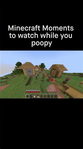 Minecraft moments to watch while you poopy