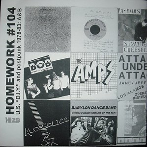 Various - Homework #104: U.S. "D.I.Y." And Post-Punk 1978-83: A & B