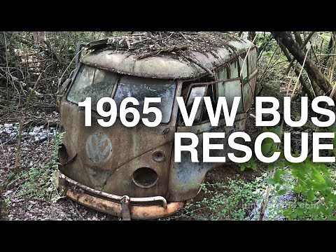 1965 VW Kombi Rescue in Alabama woods