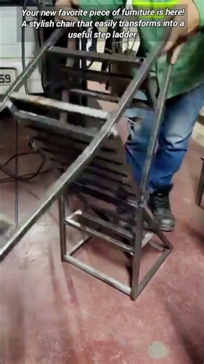 This Amazing Chair Transforms Into a Step Ladder: Perfect for Small Spaces.