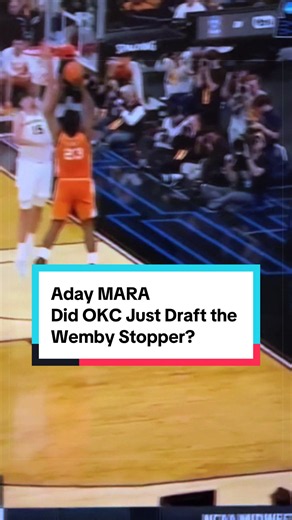 Did OKC Just Draft the Wemby Stopper? Aday MARA Analysis