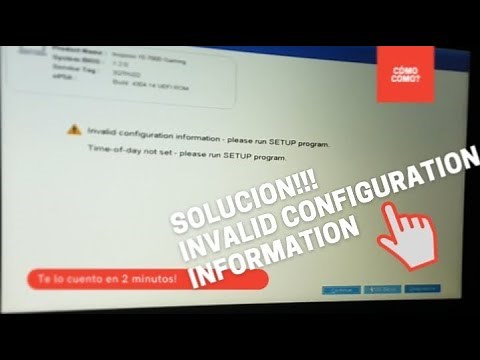 SOLUTION: Error configuration invalid Time-of-day not set- Please run SETUP program